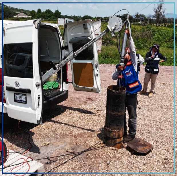 Perforación de pozos profundos - Equipo en sitio